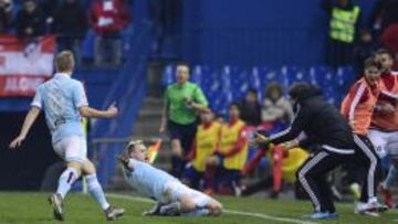Así celebró Guidetti su golazo para el 1-2.