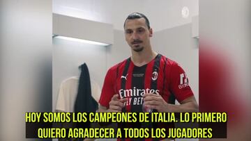 Ibra da un discurso de ¨¦poca en el vestuario del Milan y el final se le va de las manos del todo
