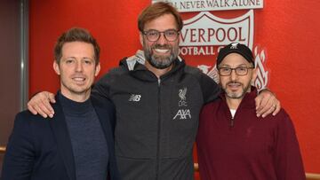 Michael Edwards (izquierda) con Jürgen Klopp.