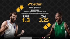 Real Madrid vs. Zalgiris Kaunas: horario, dónde ver, pronósticos y clasificación