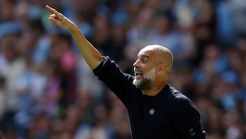 Pep Guardiola, entrenador del Manchester City.