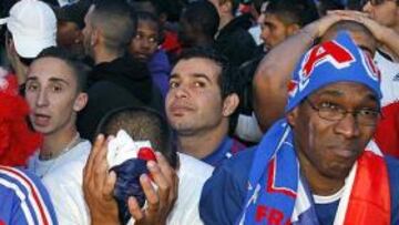 Los franceses terminaron animando a Sudáfrica