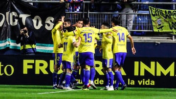 24/11/18 PARTIDO SEGUNDA DIVISION
 CADIZ - LAS PALMAS
 1-0 GOL DE MANU VALLEJO ALEGRIA 