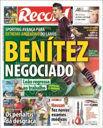 Portadas de la prensa deportiva