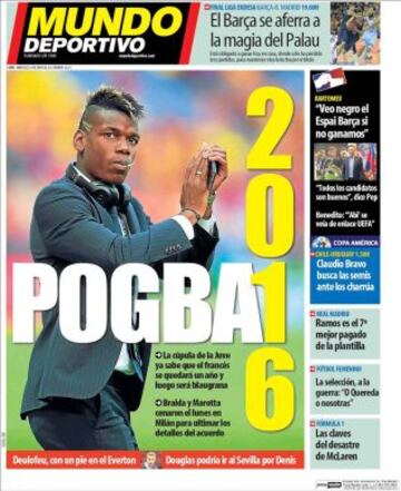 Portadas de la prensa deportiva