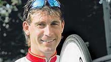 <b>BUENA OPCIÓN. </b>Iván Gutiérrez parte entre los mejores en la crono.