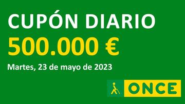 Los números ganadores del sorteo del Cupón Diario de la Once de hoy, martes 23 de mayo