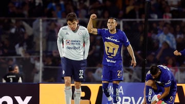 Pumas y Cruz Azul se dan la mano en Ciudad Universitaria