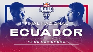 Batalla Gallos Red Bull Ecuador 2020: horarios, TV y participantes de la final nacional