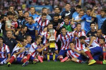 La celebración del Atlético en imágenes