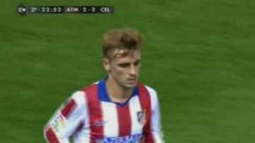Griezmann, en el cambio.