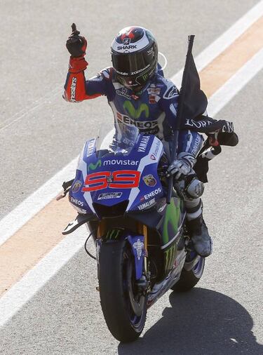 Lorenzo signs off at Yamaha with Valencia win