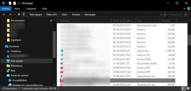 Cómo visualizar correctamente el modo noche del Explorador de Windows 10