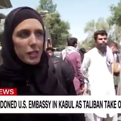 El vídeo de la corresponsal en Kabul de la CNN que desespera