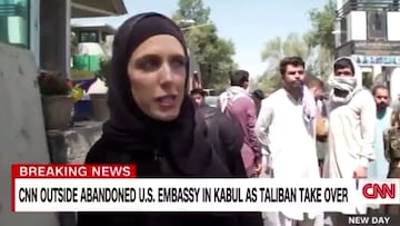 El vídeo de la corresponsal en Kabul de la CNN que desespera