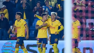 during the 14th round match between America and Monterrey as part of the Liga BBVA MX, Torneo Apertura 2024 at Ciudad de los Deportes Stadium on October 27, 2024 in Mexico City, Mexico.