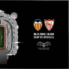 Habrá tifo en Mestalla con el lema del Centenario del Valencia