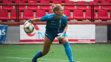 Line Johansen con el EDF Logroño.