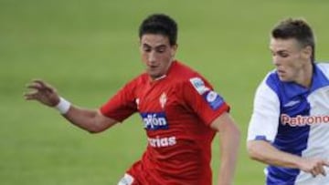 Marcos Landeira, novedad en la convocatoria del Sporting