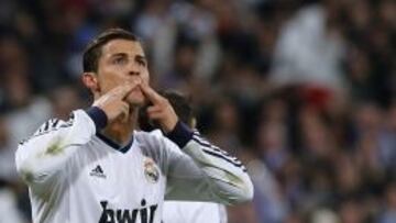 El delantero del Real Madrid, Cristiano Ronaldo, pichichi de la Champions con 12 goles.