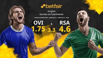 Real Oviedo vs. Racing de Santander: horario, TV, estadísticas, clasificación y pronósticos