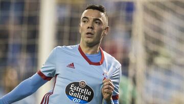 Iago Aspas no entrena y es duda para visitar al Atlético