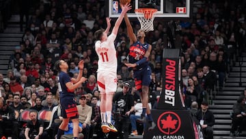 Una acción del Raptors-Wizards jugado el 10 de marzo en Toronto.