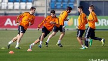 Sesión de recuperación para los titulares contra Osasuna