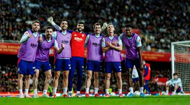 Óscar Mingueza, Mario Gila, Mikel Merino, David Raya, Mikel Oyarzabal, Dani Olmo y Samu Omorodión.