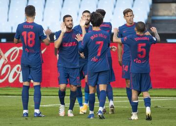 Celta de Vigo 0-2 Atl¨¦tico de Madrid | Carrasco cerr¨® el encuentro en el tiempo extra tras recoger un rechace de un disparo de Joao F¨¦lix que se top¨® con el larguero.