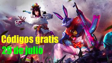 Free Fire | Códigos de hoy viernes 29 de julio de 2022: recompensas gratis