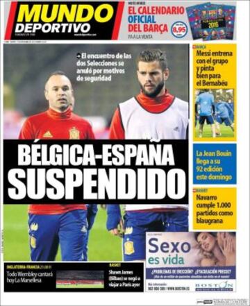 Portadas de la prensa mundial