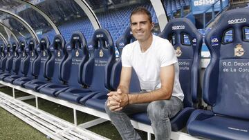 Gaizka Garitano se estrena esta noche en el banquillo como nuevo técnico del Depor.