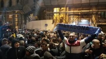 Actuaci¨®n de Maradona en N¨¢poles