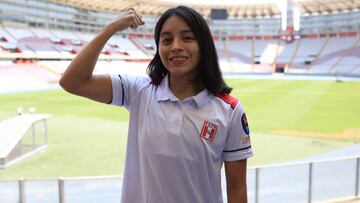 La nadadora peruana Fernanda León.