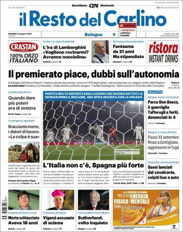 España es una fiesta, bravissimo... las portadas en prensa tras la victoria ante Italia