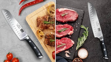 Cuchillo santoku japonés de la marca Shan Zu