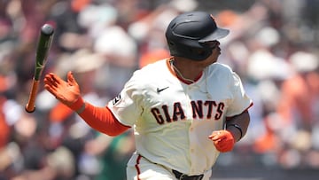 A menos de una semana de ser traspasado por Boston a San Francisco, el pelotero dominicano castigó a su antiguo equipo con un cuadrangular.