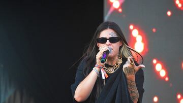 Ptazeta durante su actuación en Boombastic Madrid 2022.