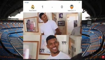 Los mejores memes del Real Madrid-Valencia