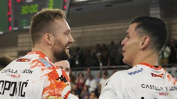 Popovic y Lodos, dos jugadores notables del Ademar.