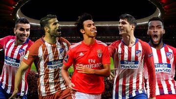 Correa, Diego Costa, Joao Félix, Morata y Lemar.