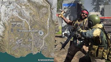 Call of Duty Modern Warfare: un usuario utiliza un bug para visitar el mapa battle royale filtrado