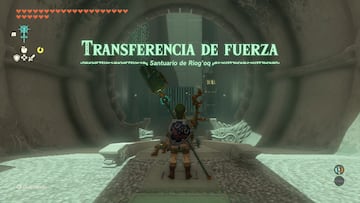 the legend of zelda tears of the kingdom nintendo switch guia santuario riog'oq