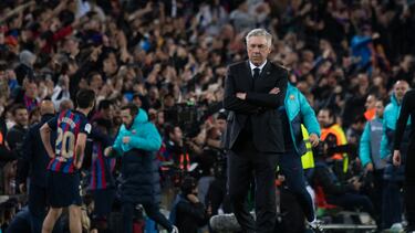 19/03/23 PARTIDO PRIMERA DIVISION EL CLASICO
BARCELONA - REAL MADRID
FIN DE PARTIDO TRISTEZA ANCELOTTI