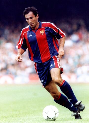 Jugó con el Barcelona desde 1988 a 1995