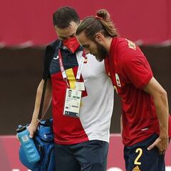 Mingueza llega roto: tres semanas más de baja mínimo