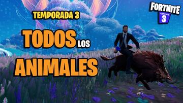 Animales en Fortnite Temporada 3: todas sus ubicaciones