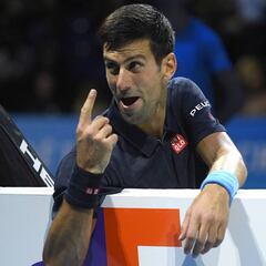 Djokovic arrasa al suplente Goffin y va invicto a semifinales