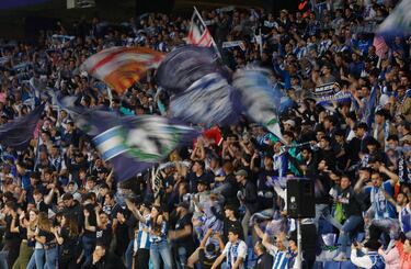 Aficionados del Espanyol.